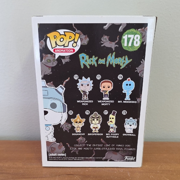 Funko Pop! Rick and Morty Snowball Figure - White and Blue - Picture 3 of 6